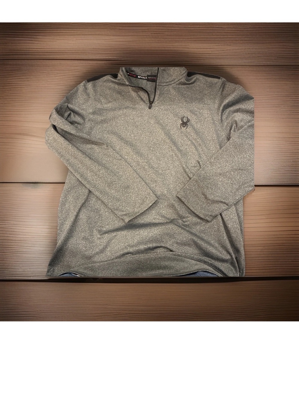Spyder Heather Gray Quarter-Zip Pullover